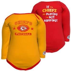 Gerber Kansas City Chiefs Infant Red Gold Gametime 2 Pack Long Sleeve 