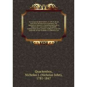   Columbia Col Nicholas J. (Nicholas John), 1781 1847 Quackenbos Books