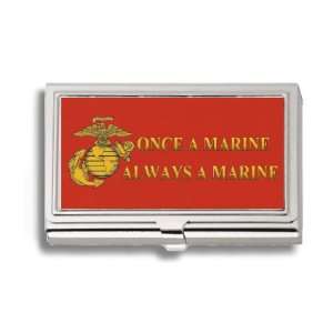   Always A Marine Business Card Holder Metal Case