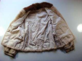 Vintage Genuine Real Fur Estate Jacket Coat Womens  