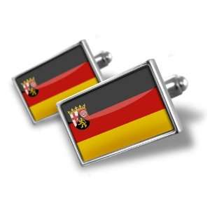   Rhineland Palatinate Flag region Germany   Hand Made Cuff Links