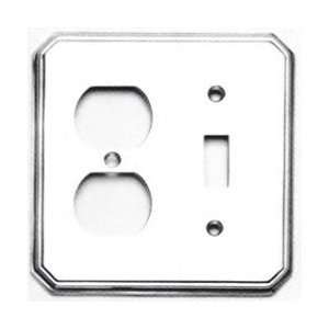 Omnia 8014/C26D Traditional Switch/Outlet Plate Switch Plate   Satin 