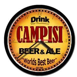  CAMPISI beer and ale cerveza wall clock 