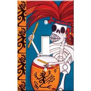   Switch Plate Cover Art Danza Day of the Dead Single