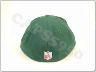Green Bay Packers Hats Reebok Fitted Caps NFL Football  