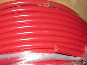 MTW 4 AWG GAUGE RED STRANDED COPPER WIRE 50  