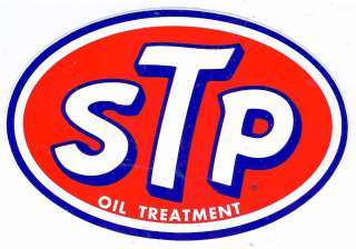 Vintage STP Racing Decal Sticker 7 Long Size 1980s Version  