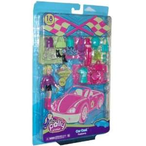  Polly Pocket Quik Clik Car Cool Fashions   Polly with Lots 