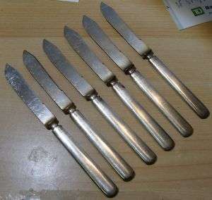 Set of 6 Wm. Rogers Silver Plated Butter Knives  