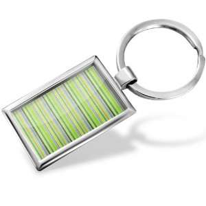  Keychain Green Stripe Patterns   Hand Made, Key chain 