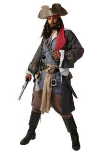 Authentic Jack Sparrow Caribbean Pirate Costume St XL  