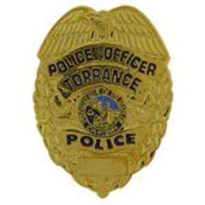    Torrance Police Officer Badge Pin 1 Arts, Crafts & Sewing