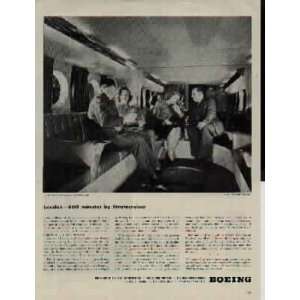  London   660 minutes by Boeing Stratocruiser  1945 