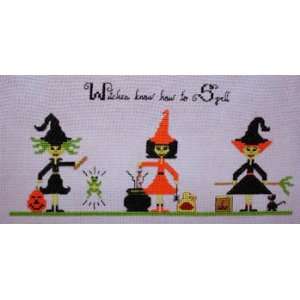  Witches Spell   Cross Stitch Pattern Arts, Crafts 