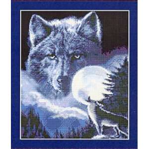  Spirit of the Wolf Cross Stitch Pattern