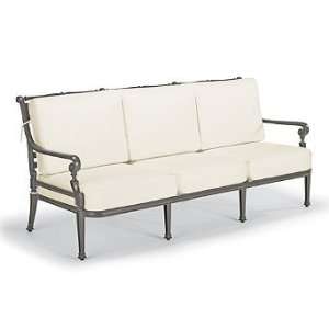  Carlisle Outdoor Sofa with Cushions in Gray Finish   Camille 