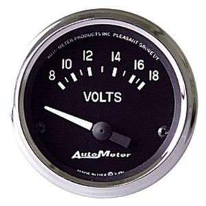  Auto Meter 201009 Cobra Electric Voltmeter Gauge 