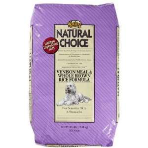 Nutro Natural Choice Sensitive Skin & Stomachs   Venison & Brown Rice 