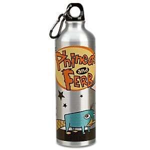    Disney Phineas and Ferb Aluminum Water Bottle