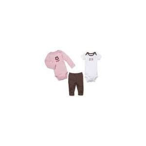   Carters Everyday easy Outfit Daddy Love Me Pink/brown 9 Month Baby