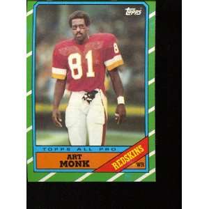  1986 Topps #175 Art Monk Sports Collectibles