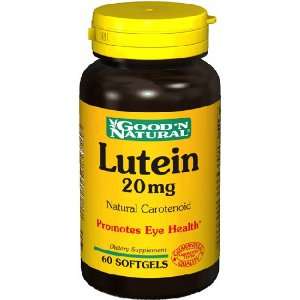 Good N Natural   Lutein 20 mg (Natural Carotenoid)   60 Softgel 
