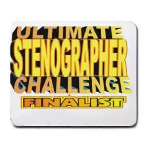  ULTIMATE STENOGRAPHER CHALLENGE FINALIST Mousepad Office 