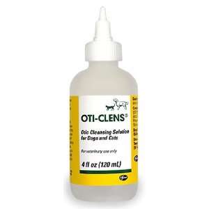  Oti Clens Ear Cleaning Solution for Dogs (4 oz) Pet 