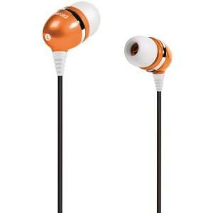  New  POLAROID PEP37ORG PUMP STEREO EARBUDS (ORANGE 