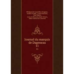   Feuillet de Conches Philippe de Courcillon Dangeau  Books