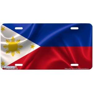 497 Phillipines Flag Filipino License Plate Car Auto Novelty Front 