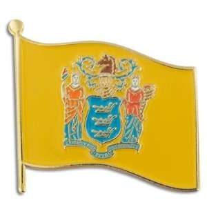  New Jersey State Flag Pin 