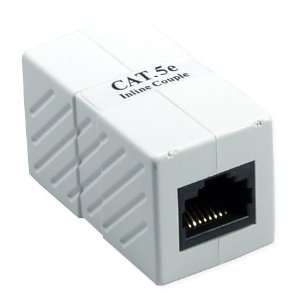  CAT5E Inline Coupler, Unshielded, IVORY