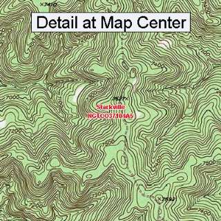  USGS Topographic Quadrangle Map   Starkville, Colorado 