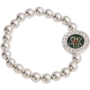  NCAA Vermont Catamounts Round Crystal Beaded Stretch 