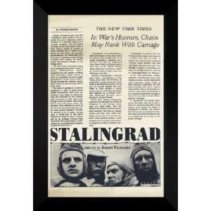  Stalingrad 27x40 FRAMED Movie Poster   Style A   1993 