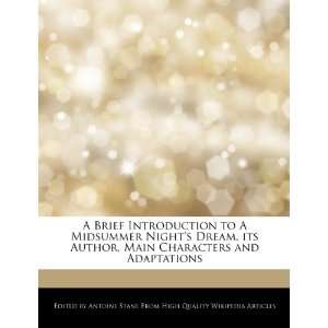   Main Characters and Adaptations (9781276177337) Antoine Stane Books