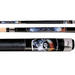 Players Artistic Flame Graphic Pool Cue (D FLR6) Sports 