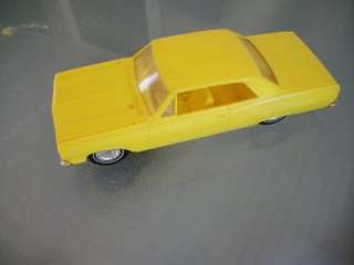   Yellow CHEVROLET GM CHEVELLE MALIBU SS Promo Car Dealer model  