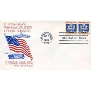  Official Mail USA 1985 Stamps Envelope 