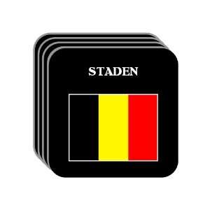  Belgium   STADEN Set of 4 Mini Mousepad Coasters 
