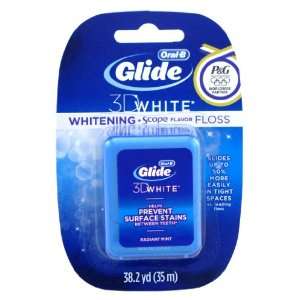  Glide Floss 3D White Scope Flavor 38.2 Yards (Pack of 6 
