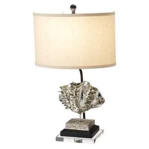  Décor For Home/Garden By CBK Silver Shell Table Lamp With 