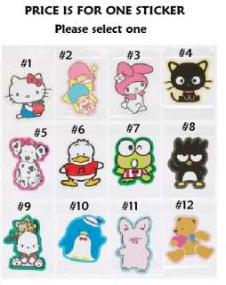 Sanrio Assorted 50th Anniversary Big Stickers   2010   CHOOSE ONE 