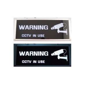  Lighted CCTV Warning Sign 