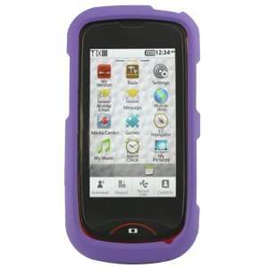  Rubberized Purple Snap On Cover for Pantech Hotshot 