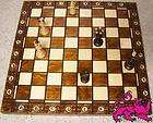 Chess Set with Wood Board & Storage Box Solid Wood Pieces 2 5/8 Kings 