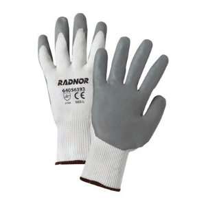  White Premium Foam Nitrile Palm Coated Work Glove With 15 