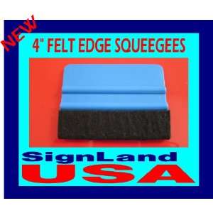  (2) 4 FELT EDGE SQUEEGEES STANDARD RS4B 