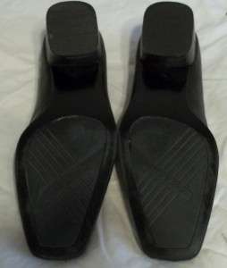 Easy Spirit Farriss Black Comfort Low Heel Shoes 5 1/2B  